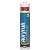 Soudal Acryrub | Acrylaatkit | Zwart | 310 ml - 102601