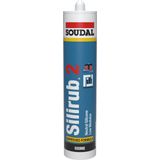 Soudal Silirub 2 | Siliconenkit | Glanzend Wit | 300 ml - 102066