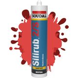 Soudal - Silirub 2S - Sanitairkit - Crème Wit Ral 9001 - 300 ml