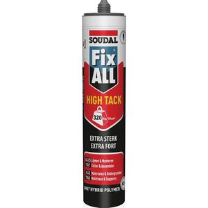 Soudal Lijmkit Fix-all High Tack 290ml bruin