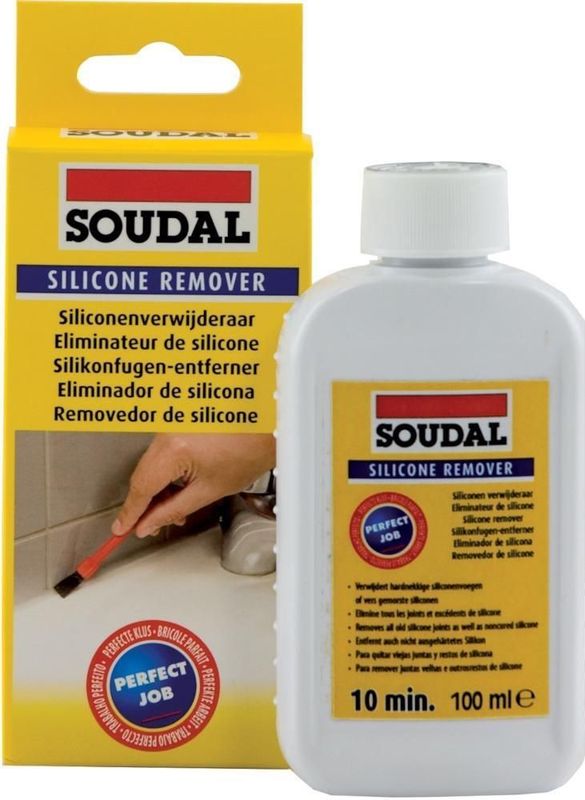 Soudal - Siliconenkit Verwijderaar - 100 ml - Efficiënt Middel