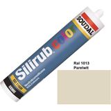 Soudal Silirub  Color | Siliconenkit | Parelwit Ral 1013 | 300 ml - 105822