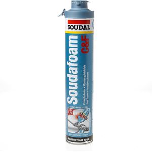Soudal - Soudafoam Click & Fix - PU Schuim - Champagne - 750 ml