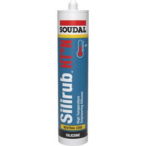 Soudal Silirub HTdeg N Zwart 300ml