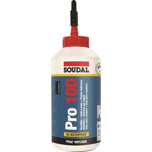 Soudal Witte Houtlijm Pro10D, flacon 750gr. - 108768