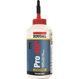 Soudal - PRO 40P-PU Lijm - 750gr - Watervast D4 - Licht Verwerkbaar