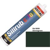Soudal - Silirub Color - Siliconekit - RAL 6009 - Dennengroen