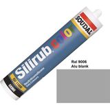 Soudal - Silirub Color - Siliconekit - RAL 9006 - Blank Aluminium