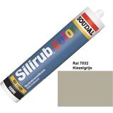 Soudal Silirub  Color | Siliconenkit | Kiezel Grijs Ral 7032 | 300 ml - 110727