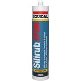 Soudal - Silirub EPDM - Siliconenkit - Zwart - 300 ml