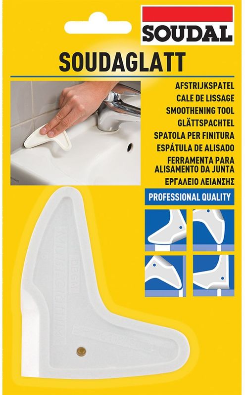 Soudal - Kitspatel - Afstrijkspatel - Flexibel - Kunststof