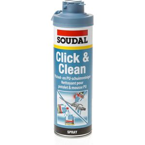 Soudal - Click & Clean - PU Schuimreiniger - 500 ml