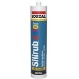 Soudal Silirub  Color | Siliconenkit | Betongrijs Ral 7023 | 300 ml - 114170