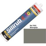 Soudal - Silirub Color - Siliconekit - Betongrijs - Neutrale Silicone