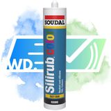 Soudal - Silirub Color - Siliconekit - Sepiabruin - Neutrale silicone