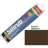 Soudal Silirub  Color | Siliconenkit | Sepiabruin Ral 8014 | 300 ml - 114296