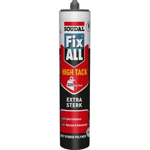 Soudal Fix All High Tack KOMO 290ml Aluminium grijs
