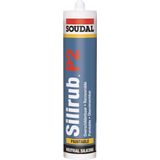 Soudal - Silirub P2 - Beglazingskit - Creme Wit Ral 9001 - 300 ml