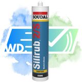 Soudal - Silirub 2S - Siliconenvoegkit - Betongrijs - 300ml