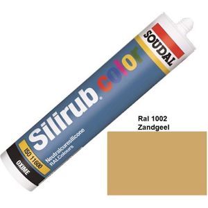 Soudal Silirub  Color | Siliconenkit | Zandgeel Ral 1002 | 300 ml - 119643