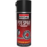 Soudal - PTFE Spray - 400 ml - Smeermiddel - Waterafstotend - Siliconevrij