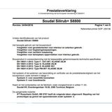 Soudal - Silirub+ S8800 - Siliconekit - Middengrijs - 310 ml