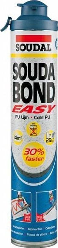 Soudal - Soudabond Easy Click & Fix - Purschuim - 750ml - Gebruiksklaar