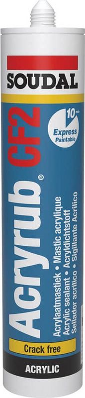 Soudal Acryrub CF2 - Wit 310 ml - Kitten