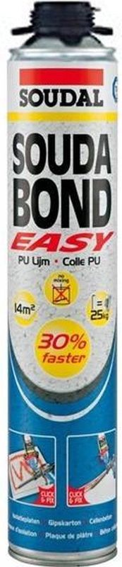 Soudal - Soudabond Easy Gun - Lijm - 750ml - Polyurethaan
