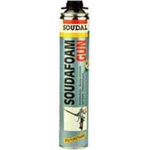 Soudal - Soudafoam Gun+Handsch. - PU Schuim - Champagne - 750 ml