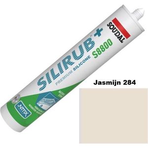 Soudal Silirub+ S8800 | Natuursteen | Siliconenkit | Jasmijn | 300 ml - 123475