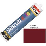 Soudal - Silirub Color - Siliconekit - Puperrood - Neutrale Silicone