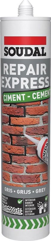 Soudal Repair Express Cement | 290 ml | RAL 1015 - 128000