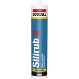 Soudal - Silirub 2 - Silicone - Cementgrijs - 300ml