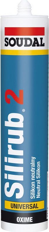 Soudal - Silirub 2 - Silicone - Cementgrijs - 300ml