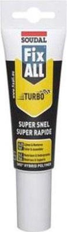 Soudal - Fix ALL Turbo - Verlijmingskit - 125 ml - SMX Polymer Technologie