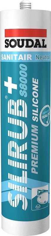 Soudal - Silirub+ S8100 - Sanitairkit - Manhattan - 300 ml