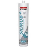 Soudal - Silirub+ S8100 - Sanitair Siliconekit - Neutraal - 300ml