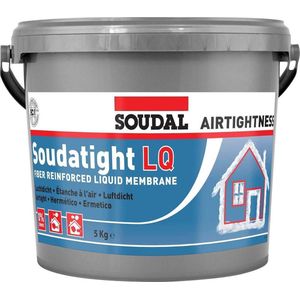 Soudatight LQ - Vezelversterkte Polymeerpasta - Lucht- en Dampdicht - 1 L