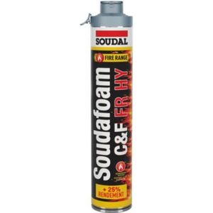 Soudal - Soudafoam FR HY CF - Purschuim - 750ml - Vuurwerend