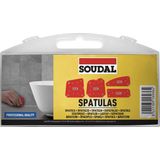 Soudal - Spatelset Kit - Afstrijkset - 4 Stuks - Duurzaam Kunststof