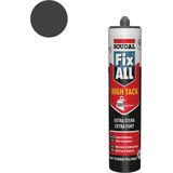 Soudal - Fix All High Tack - Kit - Zwart - 290 ML