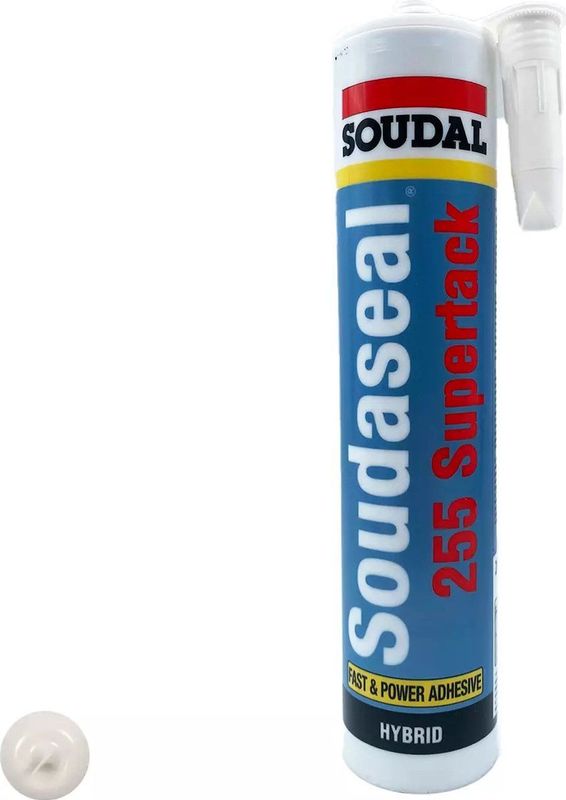 Soudal - Soudaseal 255 Supertack Lijmkit - Wit - 290ml
