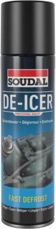 Soudal - DE-ICER - Ruitontdooier - 400ml - Snelwerkend Antivries