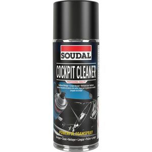 Soudal - Cockpit Cleaner - 400 ml - Schuim - Geschikt voor Kunststoffen