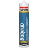 Soudal - Butyrub - Butyleenvoegkit - Grijs - 310 ml
