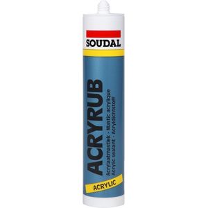 Soudal Acryrub Acrylaatkit - Wit 310 ml - Kitten
