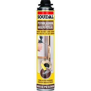Soudal Schuimpistool, voor schoon en gecontroleerd vullen van voegen en holle plekken met pistoolschuim, type: Compact