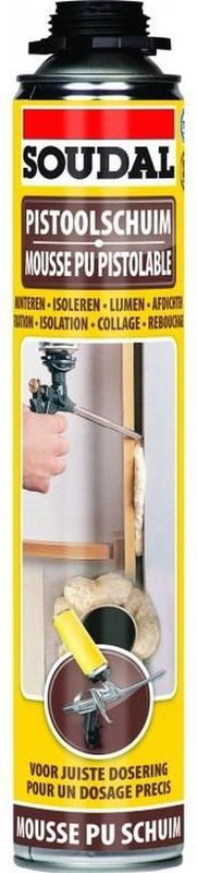 Soudal - Gunfoam B3 - PU Schuim - Champagne - 750 ml