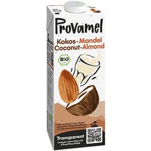 Provamel - Drink Kokos Amandel - 1 Liter - Biologisch - Lactosevrij - Glutenvrij